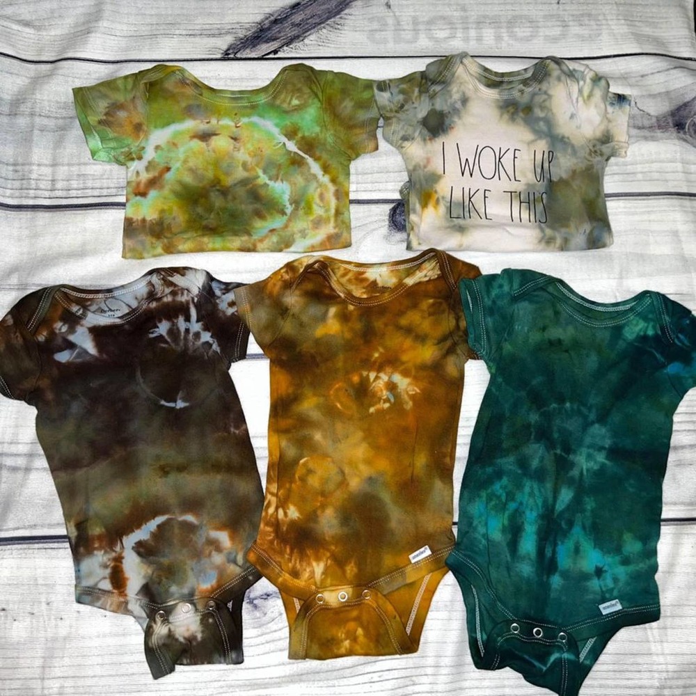 Dharma Tye Dye 5-Onesies